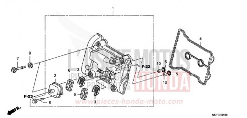 COUVERCLE DE CULASSE FJS600AB de 2011
